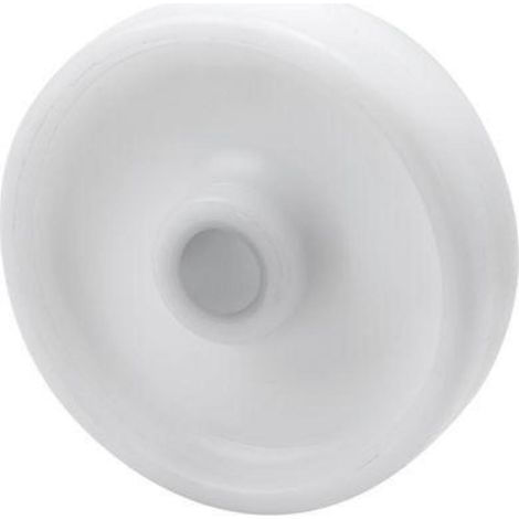 RUEDAS ALEX rueda uta100-12-40 poliamix blanco eje liso pisada balona (1/2)