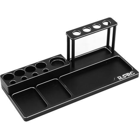 Support universel multifonctionnel pour outils RC : présentoir de rangement pour pièces de rechange de voitures télécommandées (1/5)