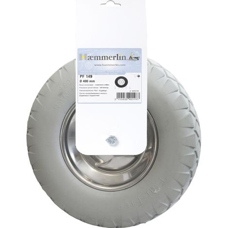 Haemmerlin Ersatzrad PF 149, Pannensischeres Rad, Kugellager, Metallfelge (1/2)