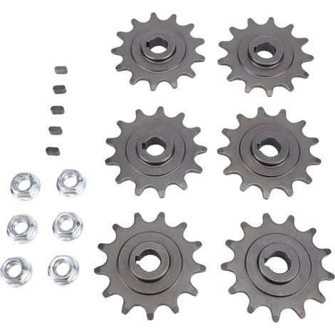 Jeu de 6 Pièces de Moteur 13T, 47cc 49ccirtikes et Vtt, Construction, Complet avec écrous et Remplacement Keysasy (1/5)