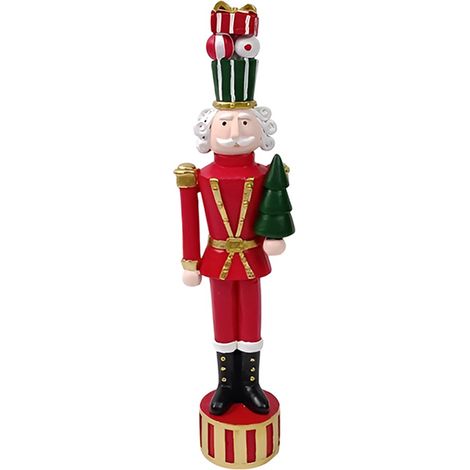 Soldatino soldato Schiaccianoce Natalizio alto cm33 decorazioni natalizie albero e pacchi regalo addobbo per casa idea regalo collezione