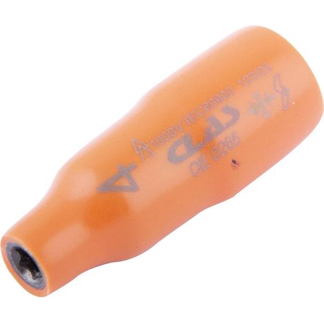 Douille 6 pans femelle isolée 4mm 1/4'' 1000V VDE IEC 60900 CrV - OE 0265 - CLAS Equipements