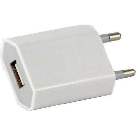 Chargeur mural - Compatible avec iOS 4/4S/3G/3GS - Blanc - 1 A - Type prise murale (1/5)