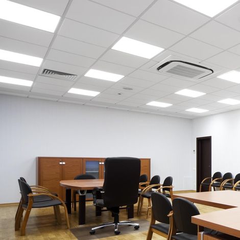 Pannello LED 60x60 cm 42W 5040lm Microprismatico (UGR16) SUPREME PMMA  CertaDrive Bianco Caldo Individuale  3000K