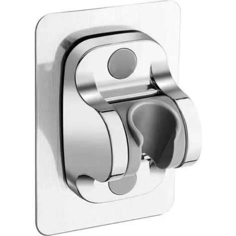 (Support argenté) Trois vitesses de réglage, accessoires de salle de bain, pommeau de douche massant portable, filtre de douche, accessoires de salle de bain, articles pour pommeau de douche (1/5)
