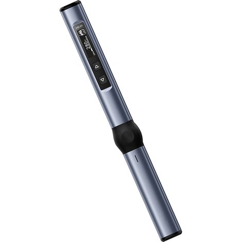Fer à souder électrique intelligent, station de soudage portable avec écran OLED 0,87 pouce, boîtier en alliage d'aluminium, réglage de la température et de la tension d'entrée. (1/5)