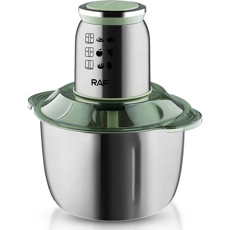 Hachoir à viande électrique 1000 W, hachoir à viande en acier inoxydable, hachoir à légumes (1/5)