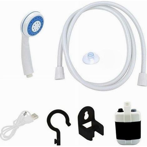 Douche Portable Avec Piles Rechargeables Pour Camps De Bateau Avec Pompe électrique (1/5)