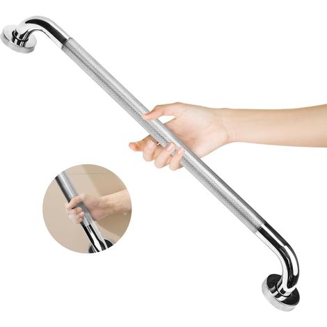Rampes de salle de bain en acier inoxydable, rampes de sécurité antidérapantes pour personnes âgées, rampes de baignoire, rampes d'escalier 60 cm