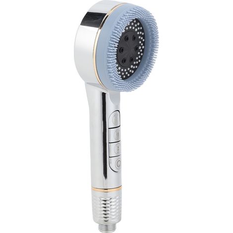Pommeau de douche à pression augmentée, filtre intégré, plusieurs modes de jet, pommeau de douche à main pour la maison, couleur argent (1/5)