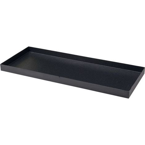Plateau Schio Cassa 100 cm – Jardinière anthracite légère et résistante aux UV – Pour pots avec trou de drainage – Fabriqué en Italie – Teraplast
