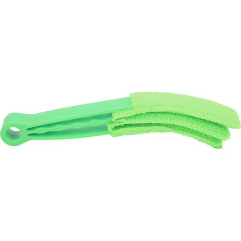 Plumeau de ventilation de voiture, outil de nettoyage polyvalent en tissu microfibre pour feuilles de fenêtre, stores, obturateur, FanGreen (1/5)