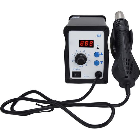 Model 858D Digital Display Hot Air Gun Desoldering Station, Adjustable Temperature Hot Air Gun Desoldering Station, US Standard Plug AC110V (1/5)