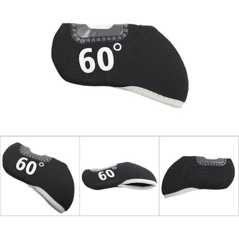 Étui de protection néoprène pour tête de club de golf, couvre-fers et balles (60°) (1/5)