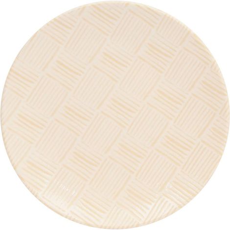 Lot de 6 Assiettes à Dessert "Laetitia" 19cm Crème