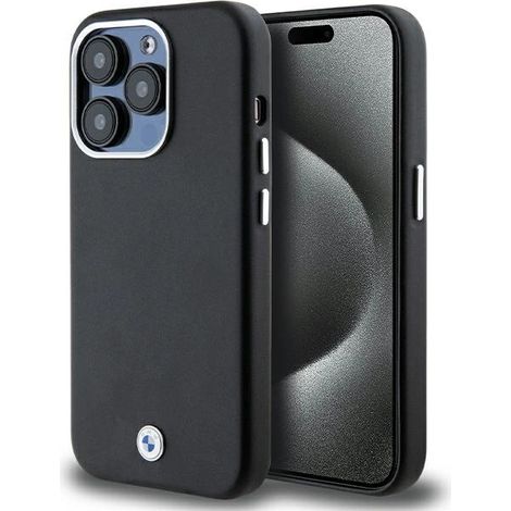 BMW BMHMP14X23PUFWK iPhone 14 Pro Max 6,7 pouces noir/noir Signature Wrapped Metal MagSafe (1/5)