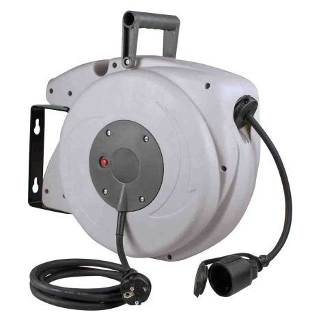 Wandaufroller 10M und Verbindungsstecker 1.5M H07RN-F 3G1.5 - SCHWABE - 812646