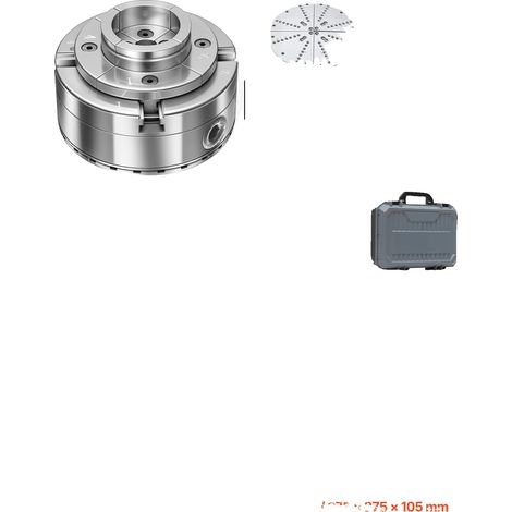 Mandrin de tour à bois, conception à 4 mâchoires, comprend un adaptateur, 5pcs (1/2)