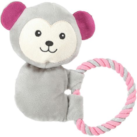 Jouet en corde pelucheuse, 18 cm, convient aux chiots. (1/2)