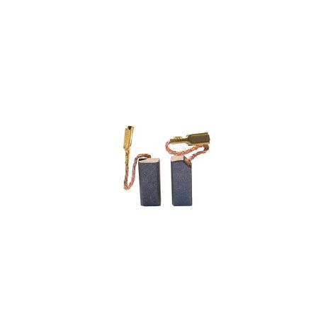 Set aus 2 anpassbaren Kohlen für Felisatti. Maße: 6,3 x 6,3 x 14 mm.