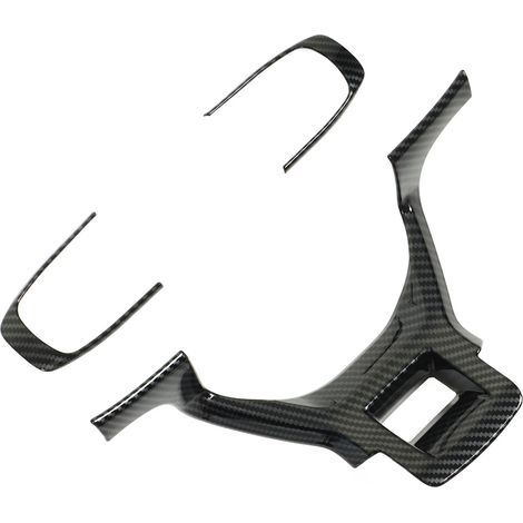 Ensemble de 3 housses de volant en fibre de carbone, motif fibre de carbone, surface lisse et antirouille, pour KIA Sportage HEV NQ5 (1/5)
