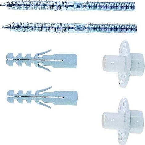 FISSAGGIO HABITAT PER CASSETTA WC A PARETE ø8 MM - L.90 MM