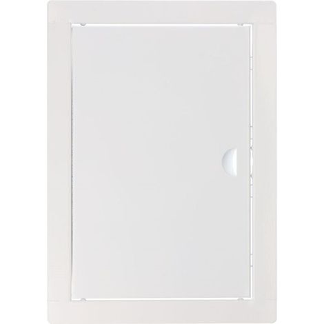 Couvercle Collecteur Rectangulaire Encastré Acier Blanc 20x30cm