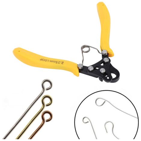 Pince à boucler en une étape – Créez et coupez des boucles régulières de 2,25 mm pour la création de bijoux. À utiliser avec du fil de 18 à 26 AWG.