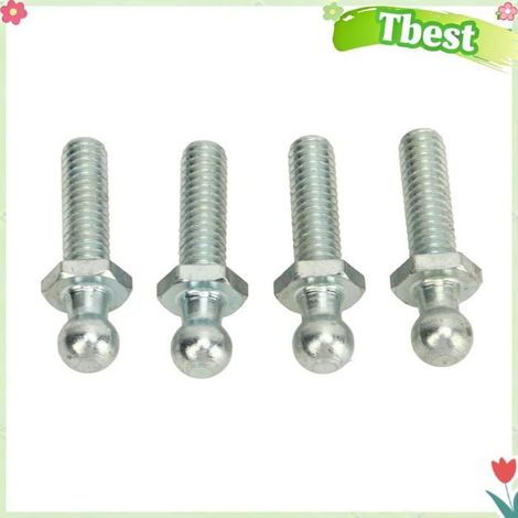 Tbest Goujons à bille de 10 mm Kit de rondelles de goujons à billes robustes et stables, filetage 5/16 à 18, auto verin 1 pouce (1/5)