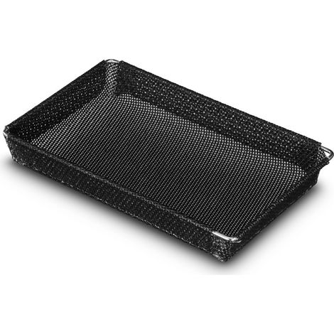 PANIER GRILLAGÃ© PR FRIT. AIR CHAUD, ANTI-ADHÃ©R., RÃ©SI. FOUR, 12,5X20CM HAMA 00002926 (1/4)
