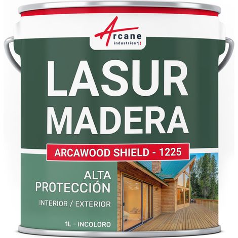 Impregnante transparente para madera exterior e interior -  Arcawood shield 1225