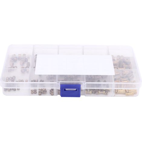 250 Stück/Set M2 M3 M4 Rändelmuttern aus Messing, 3 mm, 4 mm, 6 mm, 8 mm, 10 mm, 12 mm (1/5)