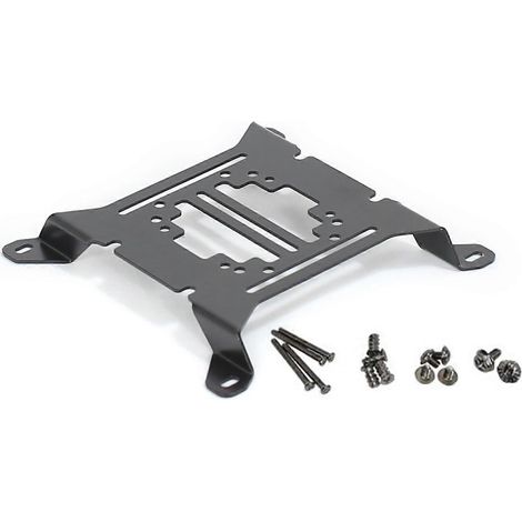 Lüfterhalterung mit Wasserpumpenkasten-Kit, ideal für 12 cm und 14 cm Lüfteröffnungen, Wasserkühlung oder Gehäuseverwendung, Schwarz (Schwarz) (1/5)
