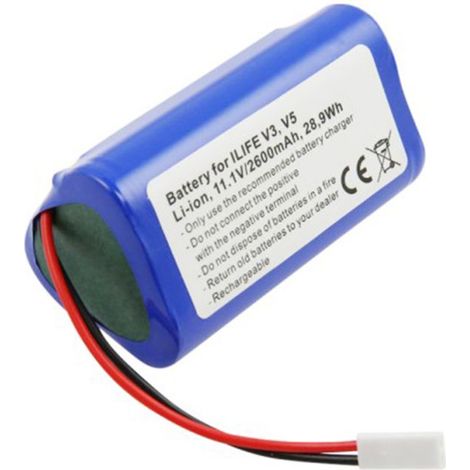Batterie - AVIZAR - ILIFE V3 / V3s / V5 / V5s - 11.1V - 2600mAh - Li-ion (1/3)