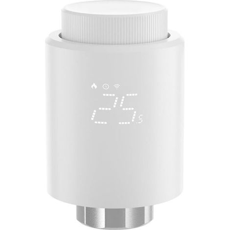 Online Store Vanne de radiateur thermostatique, pour vanne de radiateur Zigbee, compatible avec Smart Home, contrôle par application (1/4)