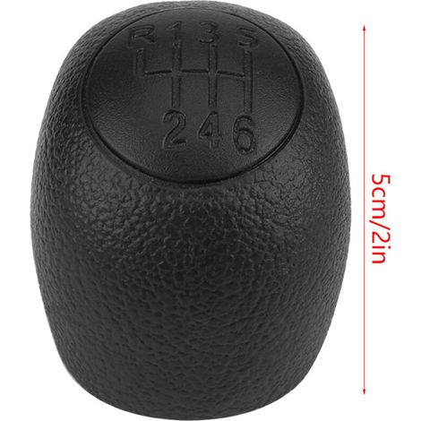 Tête de levier de vitesses à 6 rapports ABS noir pour Fiat Ducato Citroen Jumper Peugeot Boxer 1994-2006 (1/4)