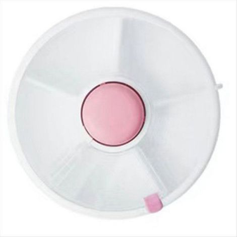 Snack Spinner Rotatif Stockage Enfants Portable Melon Bonbons Graines Organisateur Boîtes de Rangement Snack Conteneur Rose Corail (1/5)