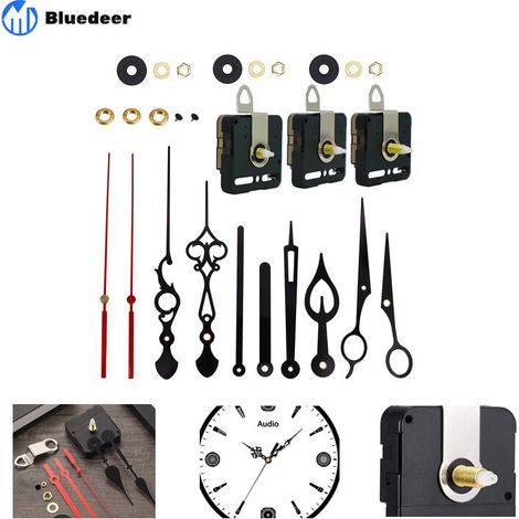 [JAMAIS UTILISÉ]KZQ Mouvement d'horloge à quartz, mécanismes d'horloge alimentés par batterie, mécanisme d'horloge murale pièces de remplacement de moteur pièces de réparation de bricolage, mécanisme  (1/3)