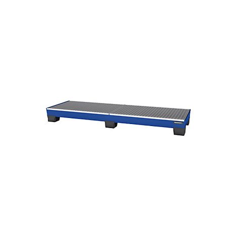 Cubeta colectora de acero con patas de plástico  L x A x H 2470