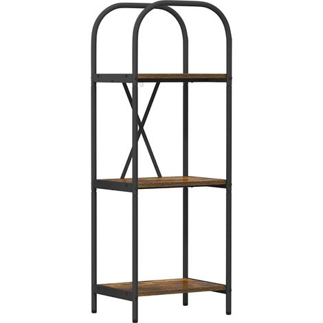Étagère Chêne fumé 40 x 30 x 109 cm Bois d'ingénierie (1/5)