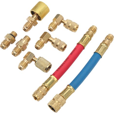 Kit de tuyau adaptateur pour convertisseur de réfrigération automobile R134A/R12 (1/5)