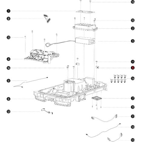 Aufzug Sensor Schneidekörper BLUE BIRD Roboter i108E AB12.02.00.0118