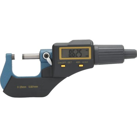 Micromètre numérique électronique, diamètre extérieur 0 à 25 mm, précision 0,001 mm (1/5)