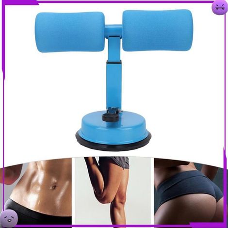 Entraîneur abdominal - Fafeicy - Noir - Cadre acier - Ventouse forte (1/5)