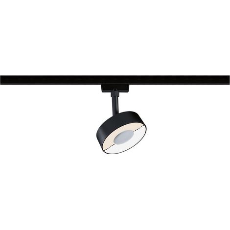 Paulmann Spot URail Circle nero opaco, illuminazione LED regolabile (1/5)