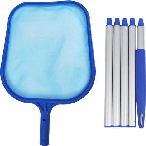 Skimmernetz für Schwimmbecken – 160 cm, Bodennetz mit ausziehbarem Griff, verstellbar, für Teiche und Springbrunnen (1/4)