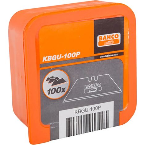 Lames trapezoidales Bahco acier carbone 100 unités