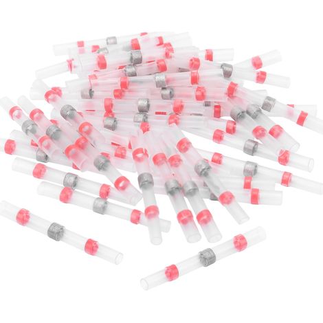 50 connecteurs étanches SSTS21 à souder automatique, manchons thermorétractables pour câbles électriques (1/5)