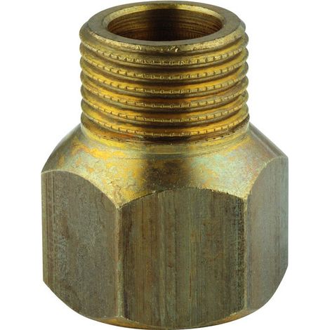 Nipple 00136 1/2 pouce x 1/2 pouce chromé