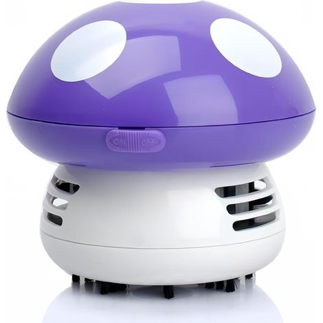 Mignon Mini Champignon Bureau Table poussière Aspirateur à Main Sweeper - Champignon (1/5)